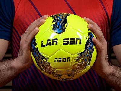 Мяч футбольный Larsen Neon Lime