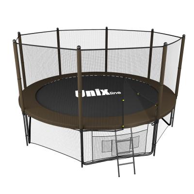 Батут UNIX line Black&Brown (outside) 8 ft