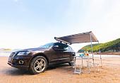 Маркиза автомобильная РИФ 2х2,5 м, (канвас) песочный