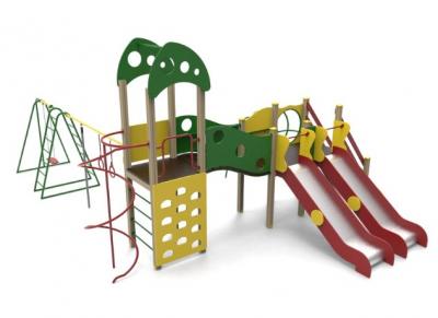 Игровой комплекс с двумя горками ИК-52.35