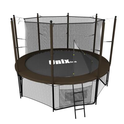 Батут UNIX line Black&Brown (inside) 12 ft