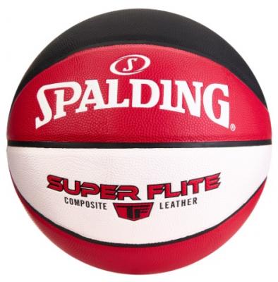 Мяч баскетбольный Spalding Super Flite, Цвет Красно-черно-белый