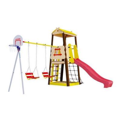 Дачный комплекс Избушка + ЦЕПНЫЕ качели Romana R 103.29.04