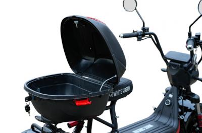 Электротрицикл WHITE SIBERIA TRIKE MINI BLACK 1500W Шоссейные колёса