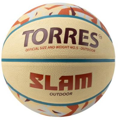 Мяч баскетбольный TORRES Slam B023145, размер 5