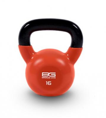 Гиря в ПВХ 16 кг BRONZE GYM BGKBV16