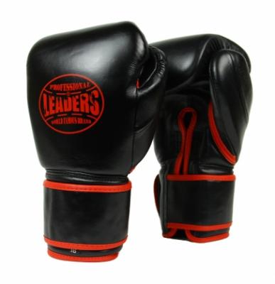 Перчатки боксерские LEADERS HERO LSHR-BK