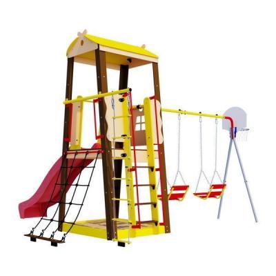 Дачный комплекс Избушка + ЦЕПНЫЕ качели Romana R 103.29.04