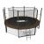 Батут UNIX line Black&Brown (inside) 8 ft