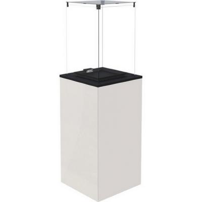 Газовый нагреватель PATIO MINI/M/G31/37MBAR/B - белое стекло, с ручным управлением 91183