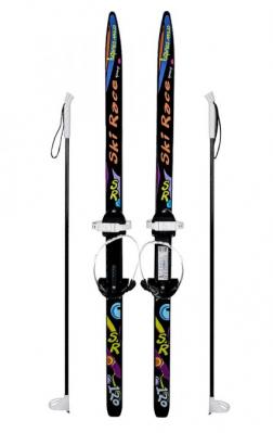 Лыжи подростковые Ski Race, длина 140 см, с палками