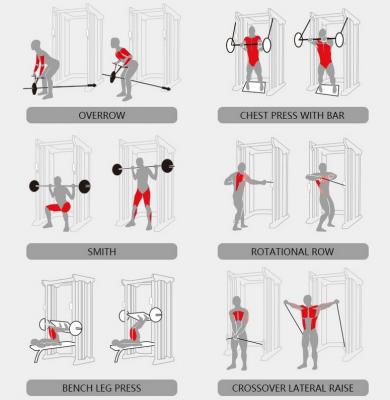 Многофункциональный тренажер с машиной Смита Insight Fitness TS114
