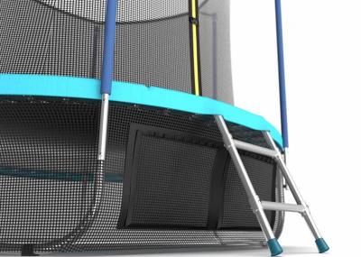 Батут с внутренней сеткой и лестницей + нижняя сеть EVO JUMP Internal диаметр 12ft (Wave/Sky)