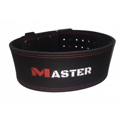 Ремень пауэрлифтерский MASTER с пряжкой-зацепом
