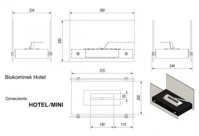 Биокамин HOTEL MINI