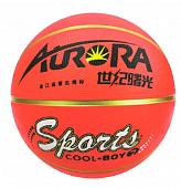 Мяч баскетбольный AURORA Sports, размер 7, материал-резина, оранжево-золотистый SG5507			