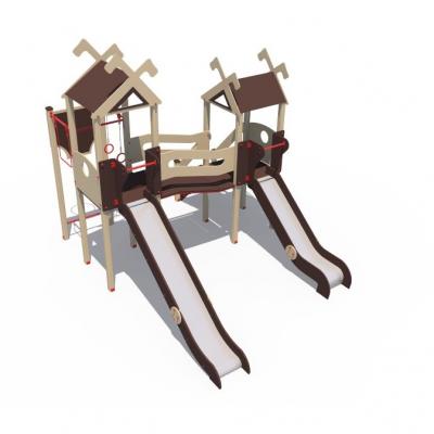 Игровой комплекс серии Лесная долина Н-1200, Н-1500 ДИО 06020