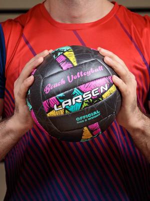 Мяч волейбольный Larsen Beach Volleyball Black/Pink