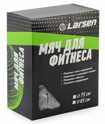 Мяч гимнастический Larsen RG-4 серый 85 см