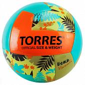 Мяч для пляжного волейбола TORRES Hawaii, размер 5