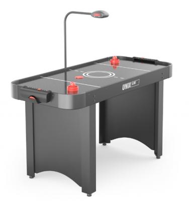 Игровой стол UNIX Line Аэрохоккей (142х64 cм) Black