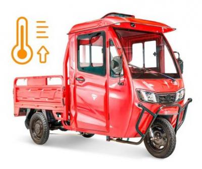 Грузовой электротрицикл Rutrike КАРГО Кабина обогрев 1500 60V1000W