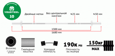 Гриф CrossTraining bar XF-10
