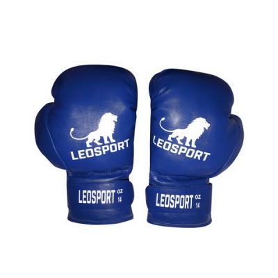 Перчатки боксерские на липучке Leosport