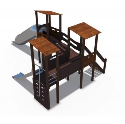 Игровой комплекс серии Миндаль (горка Н-1200 и 1500) ДИО 10014