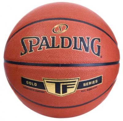 Мяч баскетбольный Spalding Gold TF, микрофибра, Размер 7