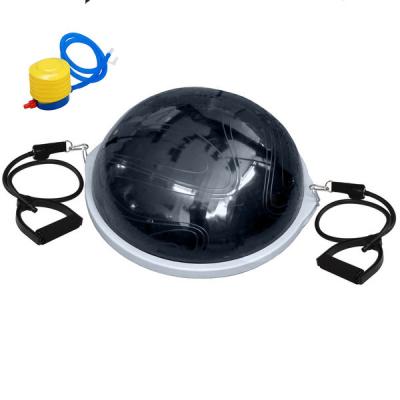 Полусфера Bosu Elite v2 гимнастическая 63 см, с эспандерами и насосом BOSU201-S_SP