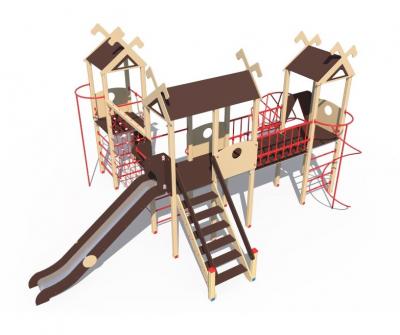 Игровой комплекс серии Лесная долина Н-1500 ДИО 06060
