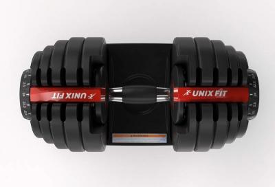 Гантель со ступенчатой регулировкой UNIXFIT 24 кг DBREGU24