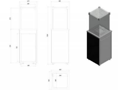 Газовый нагреватель PATIO/G31/37MBAR/CZ - черное стекло, с пультом ДУ 89310
