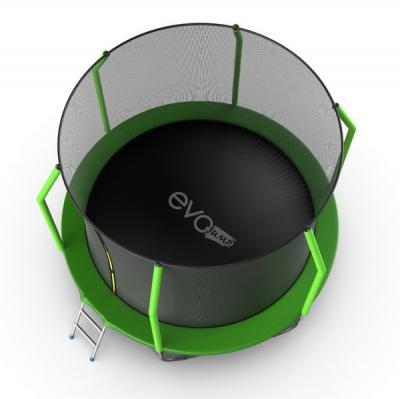 Батут с внутренней сеткой и лестницей EVO Jump Cosmo 10ft