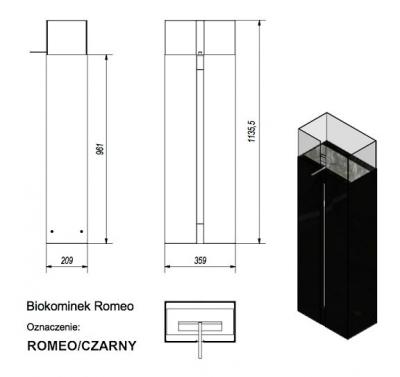 Биокамин ROMEO