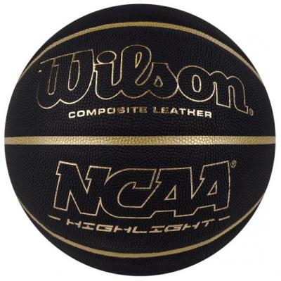 Мяч баскетбольный Wilson NCAA Highlight Gold WTB067519XB07, размер 7