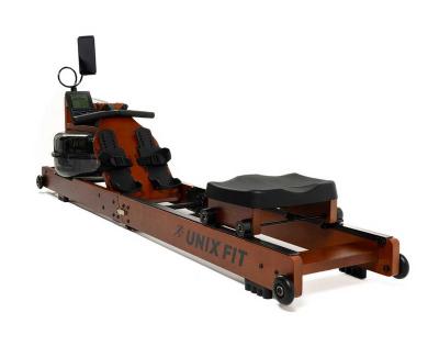 Гребной тренажер UNIX Fit Wood Rower Dark