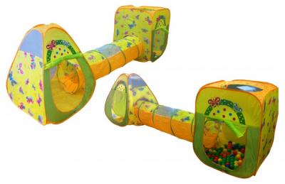 2 игровых домика с туннелем + 100шариков CBH-24