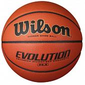 Мяч баскетбольный WILSON Evolution, микрофибра, Размер 6