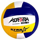 Мяч волейбольный AURORA Star размер 5, желто-бело-синий SG5702			