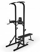 Турник-пресс-брусья со скамьей UNIX Fit POWER TOWER 120P