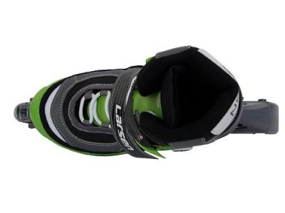 Ролики раздвижные Larsen Nero Green