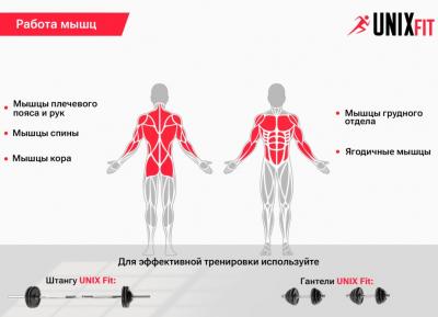 Скамья силовая универсальная UNIX Fit BENCH 110