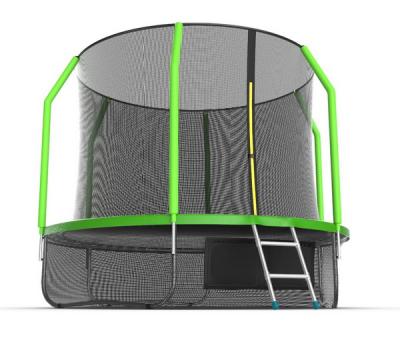 Батут EVO Jump Cosmo 10ft Lower net с внутренней сеткой и лестницей + нижняя сеть