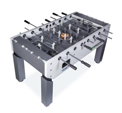 Игровой стол - футбол "NineStar Iron Pro ITSF Grey" (144х75,5х90)