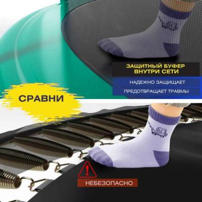 Батут с защитной сеткой "PERFETTO SPORT PREMIUM MOVING 14" диаметр 4,30 м