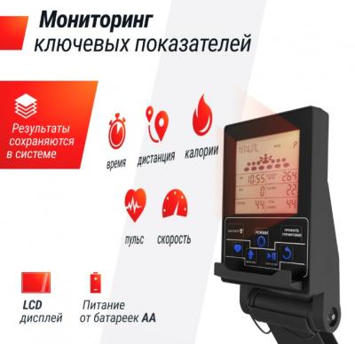 Гребной тренажер UNIX Fit PRO Air Magnetic Rower-X Black