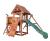 Игровая площадка Green Hill с балконом Игровая площадка Green Hill с балконом