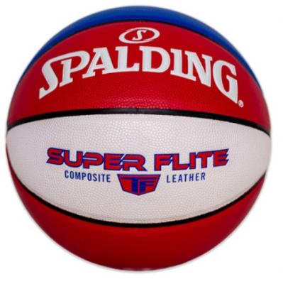 Мяч баскетбольный Spalding Super Flite, Цвет Красно-сине-белый